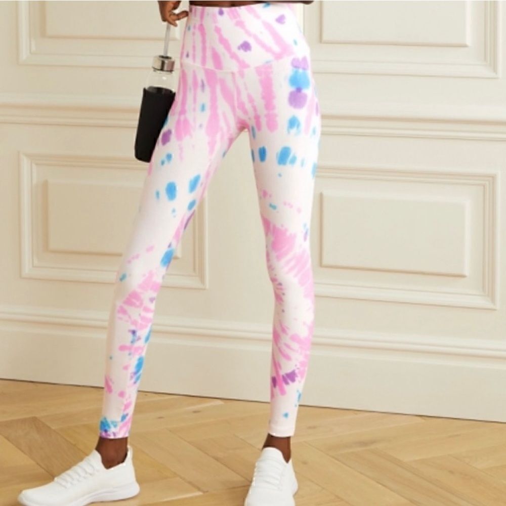 RARE Splits59 bardot tie dye high waisted leggings
